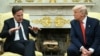 NATO Secretary-General Mark Rutte (left) meets with US President Donald Trump at the White House earlier this year. 