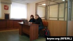 Ихор Мовенко на суд во Севастопол. 