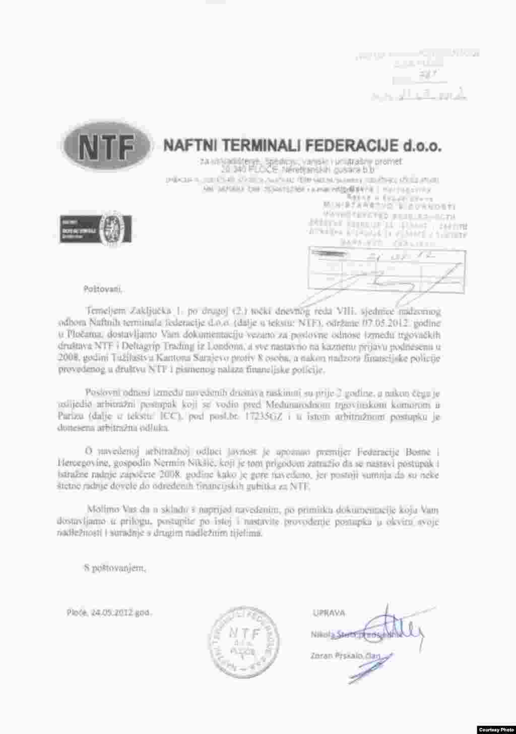 Prijava Državnoj agenciji za istrage i za&scaron;titu