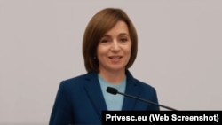 Maia Sandu, vorbind la închiderea secțiilor de votare, 3 noiembrie 2024