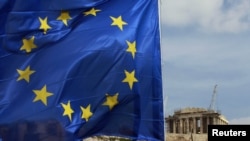 Zastava EU u Atini