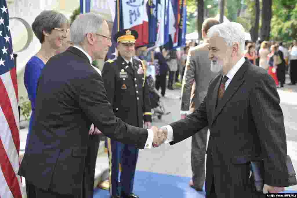 Ambasador SAD sa bivšim premijerom Srbije Mirkom Cvetkovićem