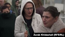 ნინო დათაშვილი ციხის დატოვების შემდეგ.