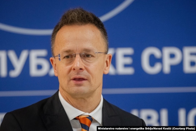 Міністр закордонних справ Угорщини Петер Сійярто