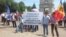 La un protest al fermierilor în Chișinău