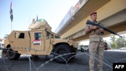 سرباز ارتش عراق در بغداد