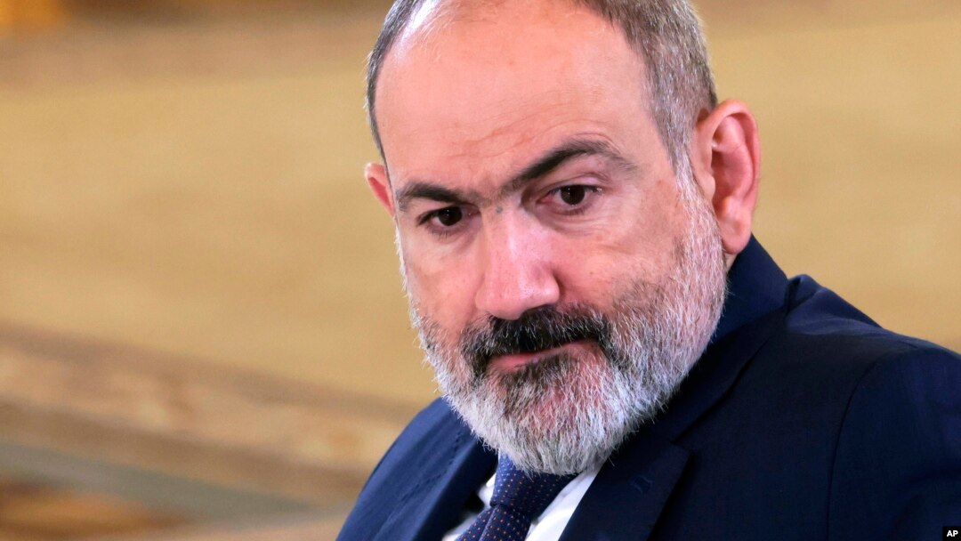 Armenian Prime Minister Nikol Pashinian claimed Azerbaijan was conducting an “ongoing military buildup along the line of contact in Nagorno-Karabakh and the Armenian-Azerbaijan border.” (file photo)