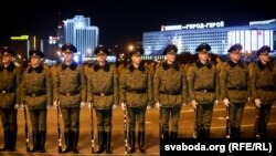 Рэпэтыцыя вайсковага параду ў Менску. Ілюстрацыйнае фота