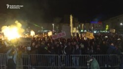 Thousands March In Anti-Corruption Demonstration Against Montenegro’s Government