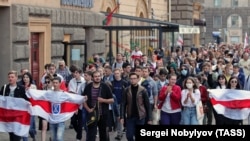 Минск, студенческий марш 1 сентября