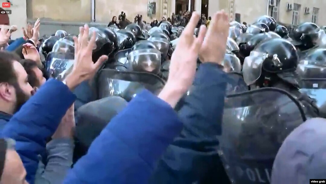 Georgia -- Police special forces, video grab, Tbilisi, 18Nov2019