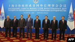 ШЫҰ-ға мүше елдердің сыртқы істер министрлері Пекиндегі кездесуде. Пекин, 11 мамыр 2012 жыл.