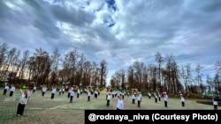 Сьвяткаваньне «яднаньня Беларусі і Расеі» ў Клімавічах Магілёўскай вобласьці, 2 красавіка 2026 