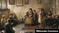Фрэдэрык Джордж Котман, «Школа старой дамы» (1887).