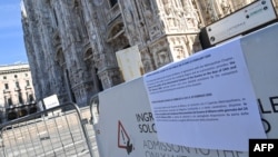 Duomo din Milano închis din cauza coronavirusului