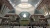 View inside the mausoleum looking toward the shrine. Photo by Ali Mozaffari 2018.