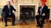 British Prime Minister Boris Johnson (right) meeting with Hungarian Prime Minister Viktor Orban at Downing Street in London on May 28