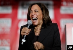 Senatoarea de California, Kamala Harris, campania electorală, noiembrie 2019.