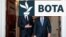 Shefi i NATO-s, Mark Rutte (majtas) flet me sekretarin e Shtetit të SHBA-së, Marco Rubio, në Shtëpinë e Bardhë në Uashington më 8 prill.