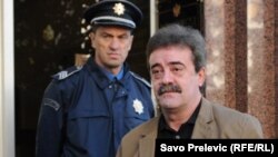 Momir Bulatović dolazi na Viši sud u Podgorici, 12. novembar 2010.