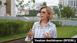 Журналист Гүлнәр Бажкенова