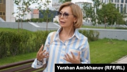Журналист Гүлнәр Бажкенова