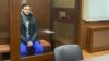 Mikhail Golovachuk in a Moscow courtroom on January 15.