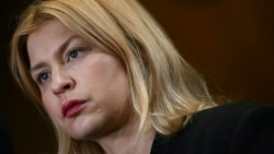Посол України в США Ольга Стефанішина дає свідчення під час слухань Підкомітету Сенату з питань державних, іноземних операцій та пов'язаних програм на тему «Викрадення українських дітей Російською Федерацією». Вашингтон, 3 грудня 2025 року 