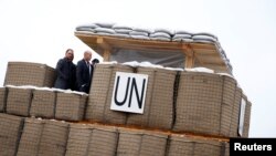 Бывшая база ООН в Поточарах (Босния). 9 февраля 2017 года. 