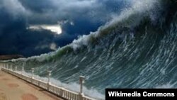 Tsunami, ilustracija