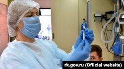 Вакцинація від коронавірусу в Криму (ілюстративне фото)