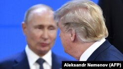 Уладзімер Пуцін і Дональд Трамп