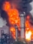 Russia - the Kapotnya oil refinery near Moscow was in flames after a Ukrainian drone attack on June 16 - Reuters/UGC screen grab