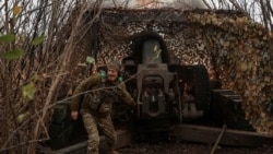 Работа украинской артиллерии в районе Добропольского выступа в Донецкой области. Ноябрь 2025 года