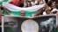 Protesters rally against Bulgaria's plan to joining the eurozone in Sofia on May 31.