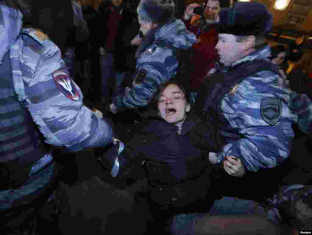 Задержание в центре Москвы