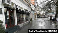 Zatvoreni kafići u Banjaluci, 22. mart 2021.