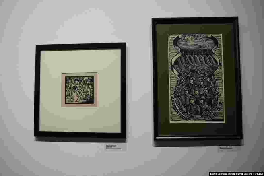 Роботи «Безпритульні» 1926 р. і «Дніпрогес» 1934 р. Марії Котляревської