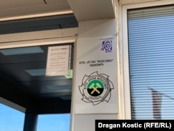Tabla sa imenom firme na beogradskom sedištu EPS-ovog preduzeća Površinski kopovi Kosovo