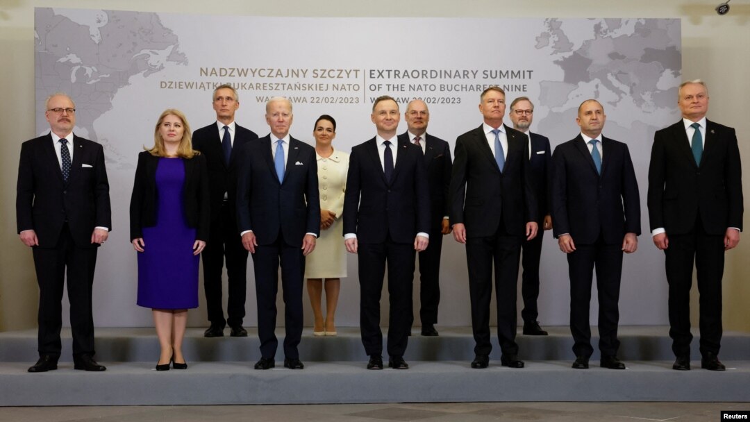 Reuniunea București 9 din Varșovia, la care a participat președintele SUA, Joe Biden. 