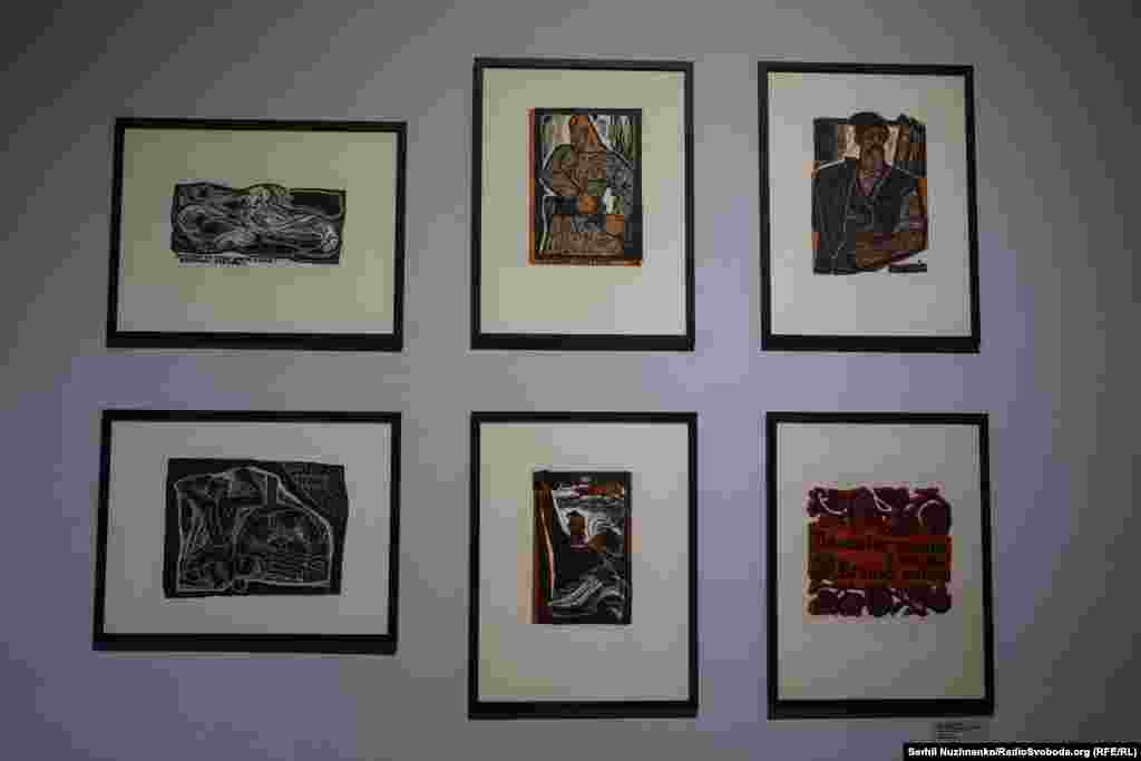 Роботи Софії Караффа-Корбут, серія ілюстрацій до «Кобзаря» Тараса Шевченка, 1963 рік