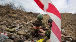 На одной из позиций украинских военных в Донецкой области