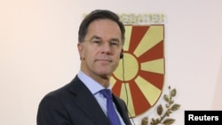 Марк Руте, генерален секретар на НАТО во посета на Северна Македонија, 3 март 2026.