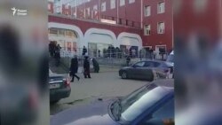 Фурӯшгоҳи "Народная" ҷое ки муҳоҷирон заҳролуд шудаанд