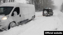 Сніг на Одещині, 19 січня 2018 року