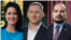 Colaj foto: de la stânga la dreapta - Natalia Plugaru, nominalizată la funcția de ministru al Muncii și Protecției Sociale, Gheorghe Hajder, propus pentru funcția de ministru al Mediului, și Alexei Buzu, care ar urma să devină secretar general al Guvernului.