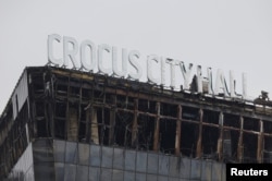 «Крокус Сити Холл» после нападения на объект в Московской области 22 марта, ответственность за которое взяла на себя группировка «Исламское государство»