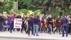 Соціалісти Молдови протестують проти армії США у переддень Дня перемоги (відео)