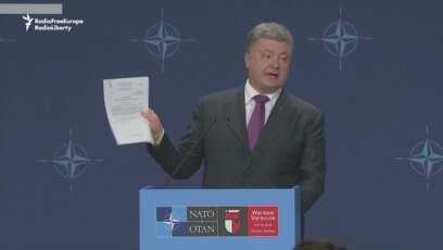 Poroshenko Hails 'Unique' NATO Support