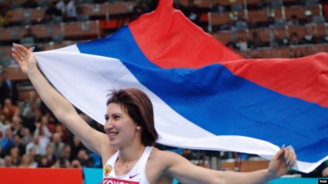 Татьяна Лебедева - чемпионка мира в прыжках в длину